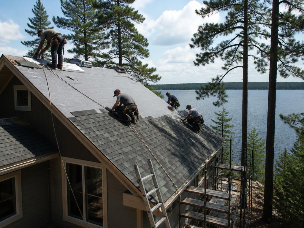 Roofing Technicians at Work